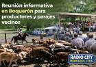 Reunión informativa en Boquerón para productores y parajes vecinos