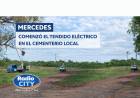 Mercedes : comenzó el tendido eléctrico en el Cementerio local