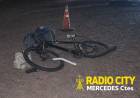 Mercedes: ciclista terminó en terapia tras ser embestido en Ruta 123