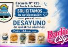 Mercedes: La Escuela 725 lanzó una campaña solidaria para asistir a sus alumnos