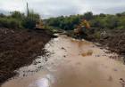 Mercedes: realizan tareas de limpieza y canalización en el Arroyo Gómez para prevenir anegamientos