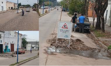 Mercedes: Vecinos de Av Lavalle enojados por reparaciones deficientes de Aguas de Ctes