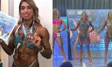 Fisicoculturismo: La Mercedeña que Conquistó el Podio en el Campeonato Argentino