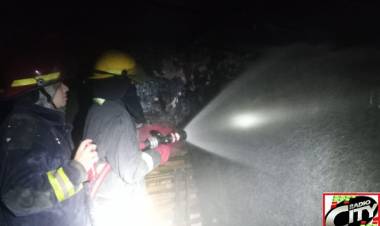 Mercedes : Incendio consumió dos habitaciones de una casa en Ruta 119