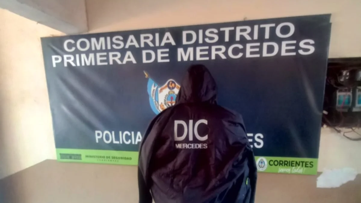 Mercedes : Fue detenido como resultado de una investigación relacionada a un robo