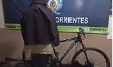 Mercedes: Recuperan bicicleta robada y detienen a un sospechoso