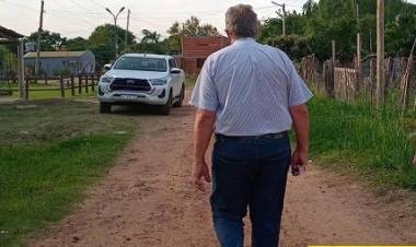 Víctor Cemborain en retirada de Vamos Corrientes