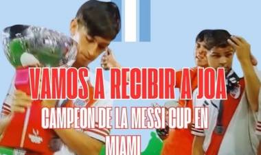 Orgullo mercedeño: Joa, campeón internacional, vuelve a casa