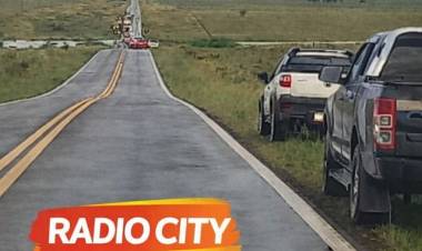 Corte total en la Ruta 123 por el desborde del arroyo Sarandí en Mercedes