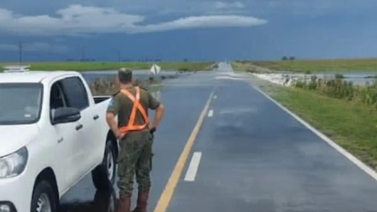 Mercedes : Habilitaron el tránsito en la Ruta 123 tras el desborde del arroyo Sarandí