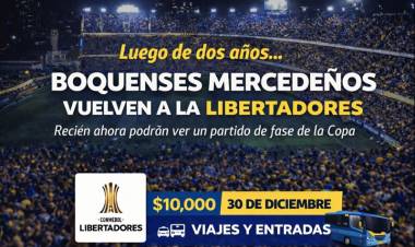 Después de dos años, los boquenses mercedeños vuelven a ilusionarse con la Libertadores