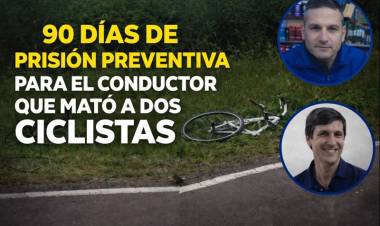 Mercedes : Dictaron 90 días de prisión preventiva para el conductor acusado de matar a dos ciclistas