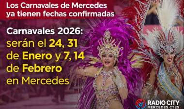 Mercedes ya tiene fechas confirmadas para los Carnavales 2026