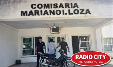 La Policía recuperó una motocicleta robada y aprehendió al presunto autor en Mariano I. Loza
