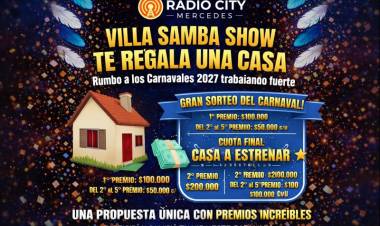 Villa Samba Show sortea una casa y trabaja fuerte rumbo a los Carnavales 2027