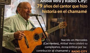 Aníbal Vera y Radio City: 79 años del cantor que hizo historia en el chamamé