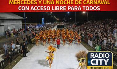 Mercedes: fiesta popular con acceso gratis en el sambódromo MIguel Cemborain