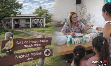 Gestión en territorio: Mercedes fortalece la salud en el paraje Uguay con presencia municipal