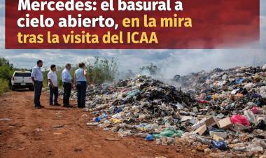 Mercedes: el basural a cielo abierto, en la mira tras la visita del ICAA