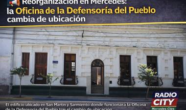 Mercedes: traslado confirmado para la Oficina de la Defensoría del Pueblo