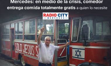 Mercedes: el comedor de Giorgio Cesiano entrega comida totalmente gratis