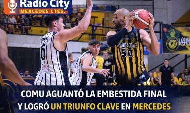 MERCEDES: Comu aguantó la embestida final y sumó una victoria clave ante Estudiantes