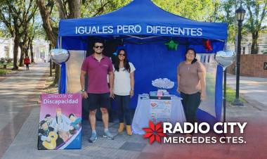 Mercedes: comenzó el Mes Azul con actividades para concientizar sobre el autismo