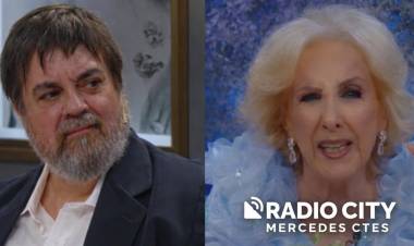 Tenso momento en TV: el mercedeño Carlos Portaluppi sorprendió a Mirtha Legrand con un reclamo en vivo
