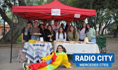 MERCEDES: Gran movida solidaria de las Promociones copó la Plaza 25 de Mayo