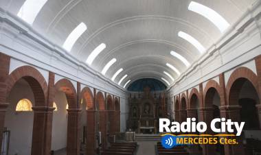 Mercedes: así avanza la refacción de la Parroquia de las Mercedes