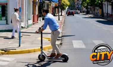 Mercedes: Ya rige la ordenanza que regula el uso de monopatines eléctricos, requisitos y prohibiciones