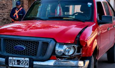 Fuerte siniestro en Mercedes: una camioneta terminó secuestrada