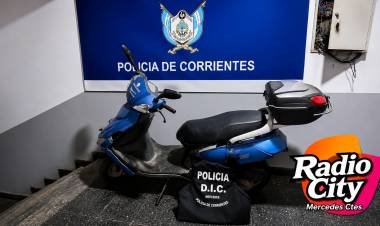 Mercedes: allanamiento en barrio Las Garzas terminó con una moto recuperada y un detenido
