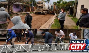 Mercedes: El proyecto de hormigonado prevé extenderse hasta la avenida Paraguay Chiró