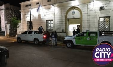 Mercedes: cinco demorados en la investigación por el robo en la obra de la Iglesia Las Mercedes