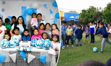 Mercedes: el MID reunió a familias en una tarde recreativa inspirada en el Mundial 2026