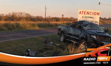 Mercedes: un caballo suelto habría provocado un accidente sobre la Ruta 123