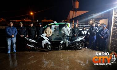 Hallaron en Paso de los Libres una moto buscada en Mercedes
