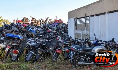 Mercedes rematará motos secuestradas: la subasta será el 30 de septiembre