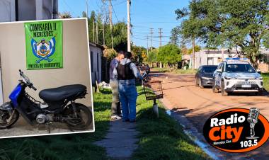 Mercedes: Allanamientos en Las Garzas terminaron con un demorado y una moto secuestrada