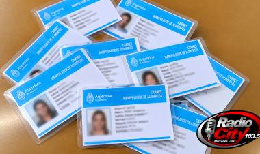 Mercedes: Bromatología informó que ya están disponibles nuevos Carnets de Manipulación de Alimentos