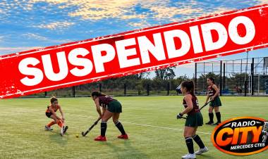 Mercedes: Quedó suspendida la jornada de hockey para las categorías Sub 8 y Sub 10