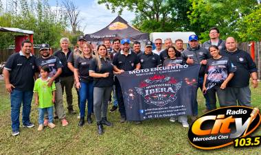 Mercedes :  Motoviajeros del Iberá logró concretar su primer Motoencuentro