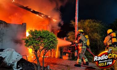 Mercedes: dos menores sufrieron quemaduras tras un incendio en una vivienda de Vidal y Alvear