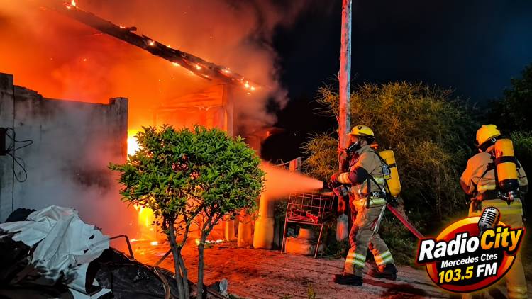 Mercedes: dos menores sufrieron quemaduras tras un incendio en una vivienda de Vidal y Alvear