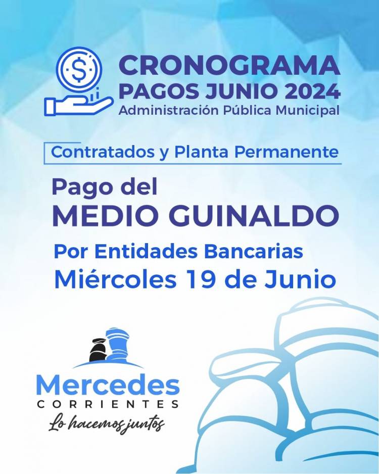 Miércoles 19 de Junio, empleados municipales percibirán el medio aguinaldo 