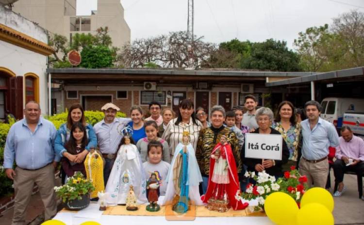 Los patronos de los parajes rurales estuvieron en Mercedes para acompañar la fiesta 