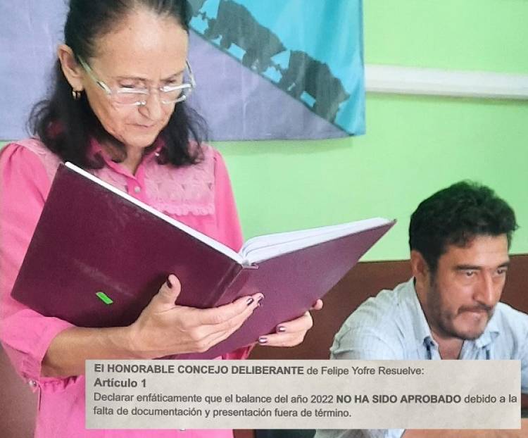 Felipe Yofre: EL Concejo Deliberante NO aprobó el balance presentado por Leo Aguirre