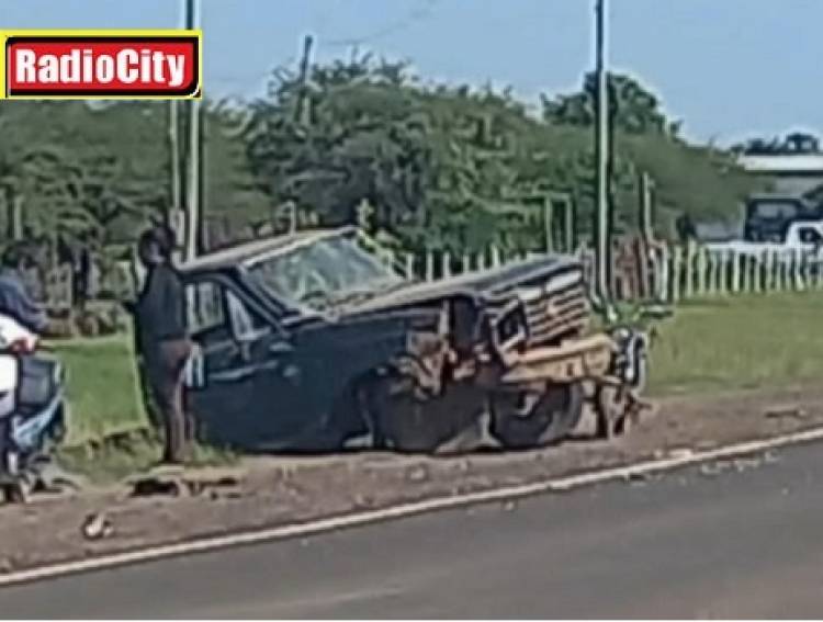 Mercedes : Accidente  de tránsito en Barrio Merceditas sobre ruta 123 