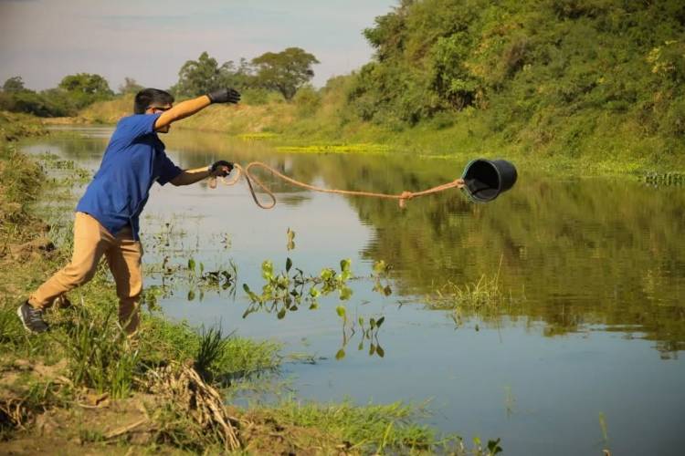 Mercedes : Analizan el agua del arroyo Las Garzas y  el ARROYO GOMEZ  sigue esperando